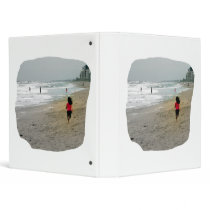Girl Running On Florida Beach Binders