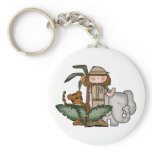 Girl Safari Keychain
