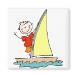 Girl Sailing Magnet