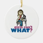 Girl Scientist Christmas Tree Ornament