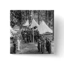 Girl Scout Flag-Raising: 1919 Pins