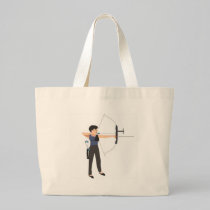 girl shooting archery bags