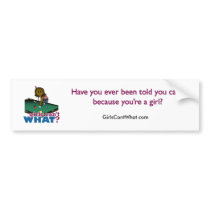 Girl Shooting Pool Bumper Stickers