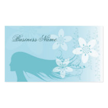 Girl Silhouette business cards