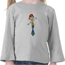 Girl Skateboarder Tshirts and Gifts