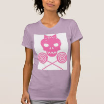 Girl Skull Pink t-shirts