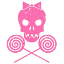 Girl Skull Pink t-shirts by stuartmoore Girl Skull Pink t-shirts