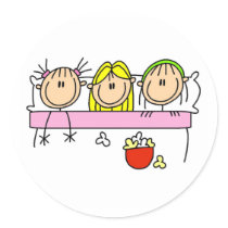 Girl Slumber Party Sticker