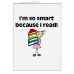 Girl Smart Because I Read cards