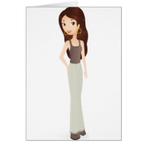 Girl Smile cards