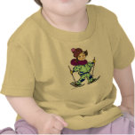 Girl Snow Skiing 2 T Shirts