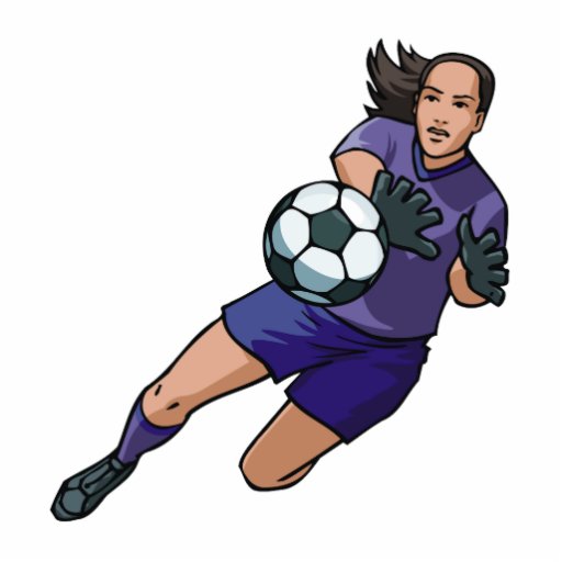 free clipart girl soccer player - photo #45