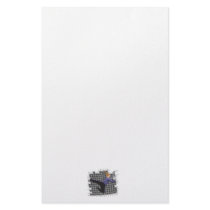 girl soccer goalie save customized stationery