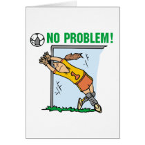 Girl Soccer Goalie T-shirts and Gifts Card