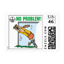 Girl Soccer Goalie T-shirts and Gifts Postage Stamp