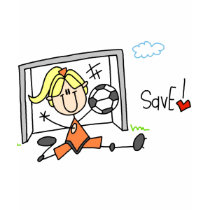 Girl Soccer Goalie Tshirts and Gifts by stick_figures Girl Soccer Goalie Tshirts and Gifts