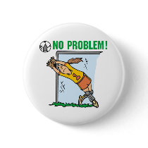 Girl Soccer Goalie Tshirts and Gifts Pinback Button