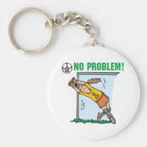 Girl Soccer Goalie Tshirts and Gifts Keychain