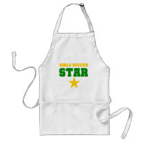 Girl Soccer Star aprons