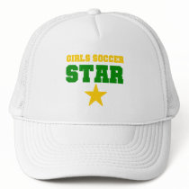 Girl Soccer Star hats