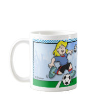 Girl Soccer Star Coffee Mug