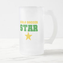 Girl Soccer Star mugs