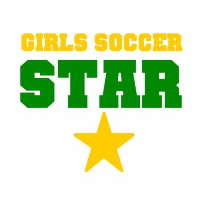 Girl Soccer Star T-shirt by soccershirtshop