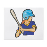 girl softball baseball player graphic flyers