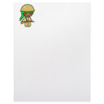 Girl Soldier 1 Personalized Letterhead