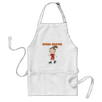 Girl Speed Skater Tshirts and Gifts aprons