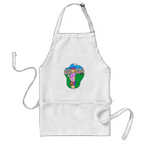 Girl spitting pitcher aprons