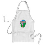 Girl spitting pitcher aprons