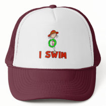 Girl Stick Swimmer Hat