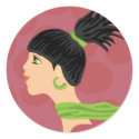 girl stickers by VioDeSign girl stickers