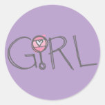 Girl Sticker