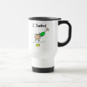Girl Swimming Mug by stick_figures Girl Swimming Mug