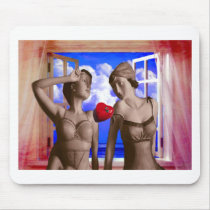 GIRL TALK.jpg Mousepads