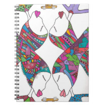 girl talk over coffee notebook notebooks