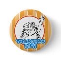 Girl Teacher's Pet button