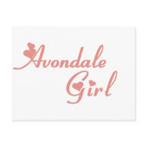 Girl tee shirts post card