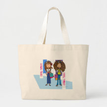 Girl Time Canvas Bags