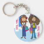 Girl Time Keychains