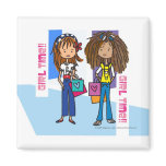 Girl Time magnets