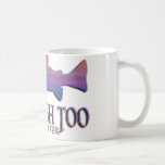 GIRL TROUT FISHING COFFEE MUGS