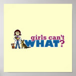 Girl Veterinarian Poster