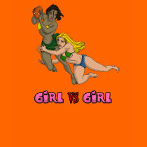 Girl Vs. Girl Football t-shirts