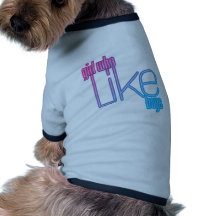 Girl who love Boys Dog Shirt