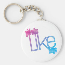 Girl who love Boys Keychains