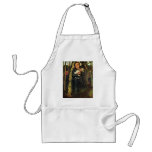 Girl With A Cat In The Birch Forest By Modersohn- aprons