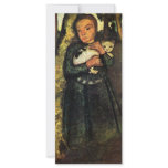 Girl With A Cat In The Birch Forest By Modersohn- Customized Rack Card